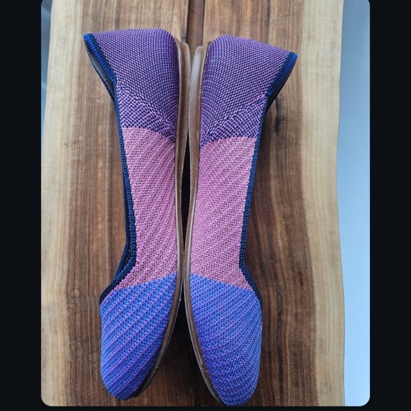 Rothy's flats/Size 7/Metallic Lilac - Picture 2 of 3